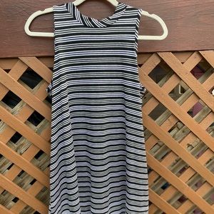Striped Halter Neck Dress